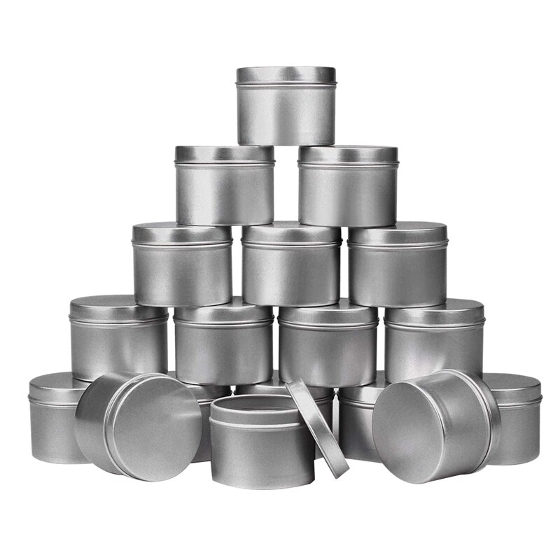18 Piece Candle Tin , 4 Oz, Candle Containers for DIY Candle Making,Candle Container,Handmade Candle Making Tools: Default Title