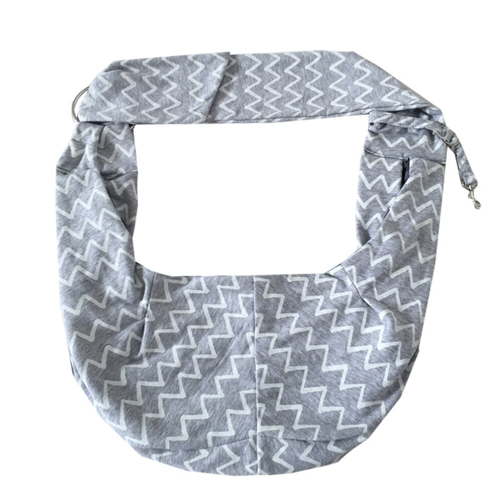 Soft Adjustable Double-sided Travel Sling Carrier Bag Functional Hand-free Pet Backpack Reversible Safe Tote Pouch Sling