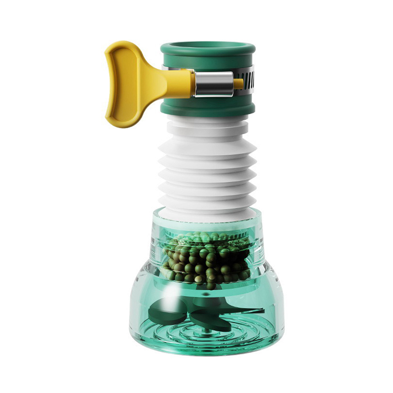 Universal 360 Rotation Faucet Bubbler Swivel Water Saving Economizer Head Shower Kitchen Faucet Nozzle Adapter Sink Tool: WHITE