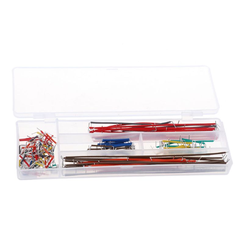 140pcs/box U Shape Solderless Breadboard Jumper Cable Wire Kit with Case for DIY Shield 14kind 10strip