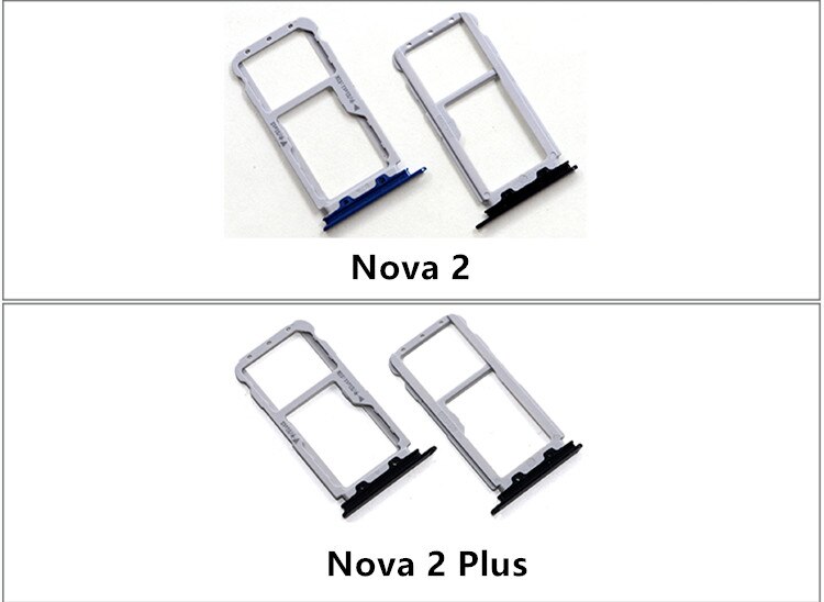 Vassoio di Carta di SIM Slot Socket Supporto Per Huawei Nova 2 Nova2 Più