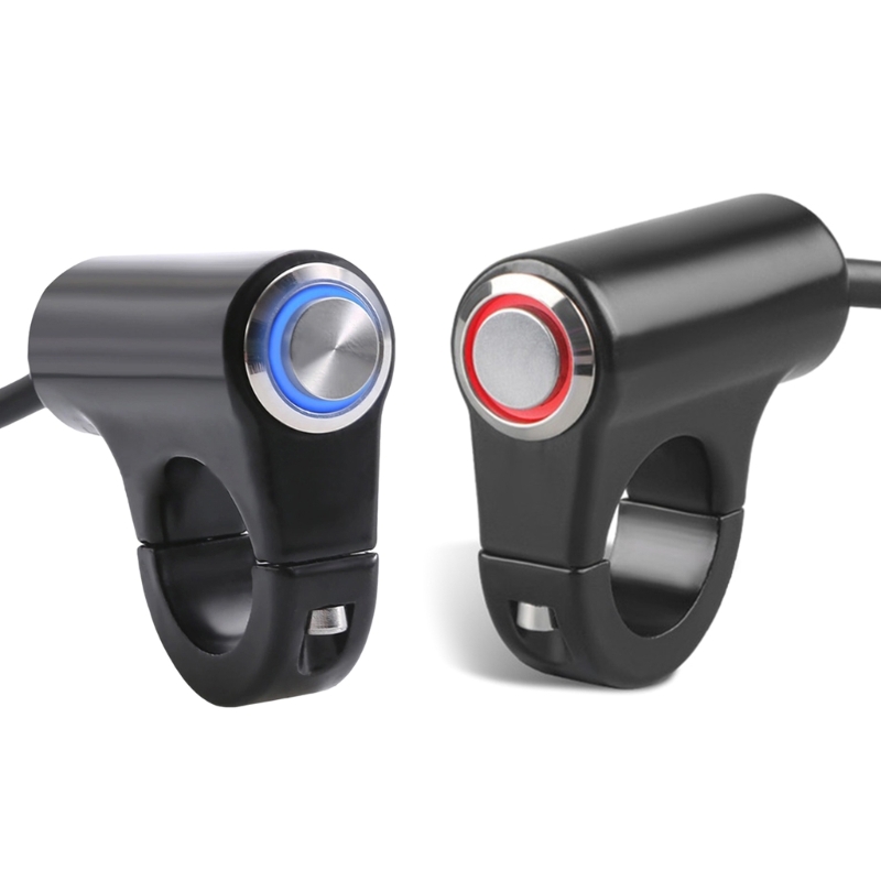 Motorcycle Handlebar On Off Push Button Motorcycle Tuning Part 22mm 7/8'' Universal