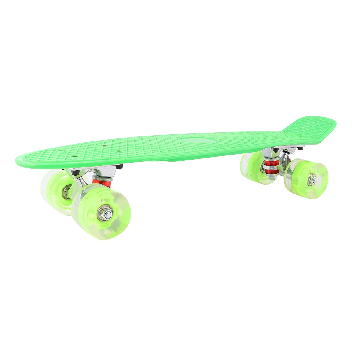 1Pc Four-Wheeled Scooter Flashing Wheel Skateboard Street Dancing Skateboard for Outdoor (Black): Green