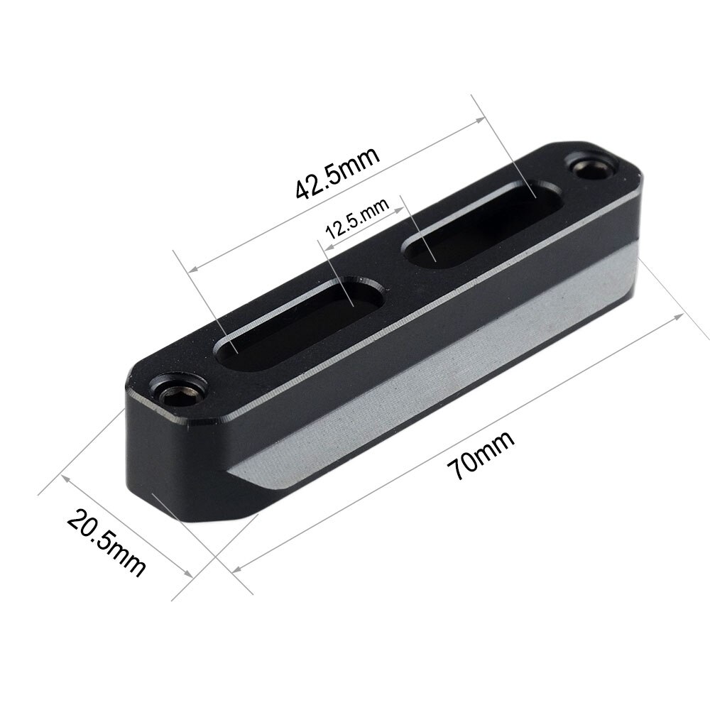 MAGICRIG Quick Release Safety Rail 7cm Long with 1/4'' Screw