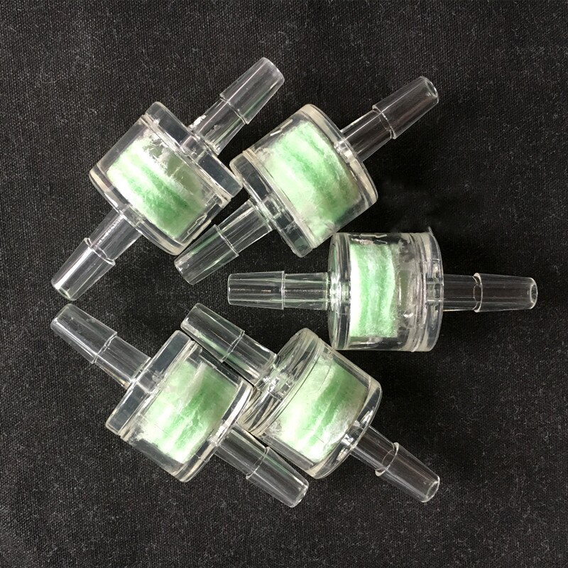 20 Stks/partij Mini Type Gas-Vloeistof Algemene Kolom Grof Fiber Element Filter Met Slang Min Interface Buiten Dia 3.2/4.6/6/8/10Mm