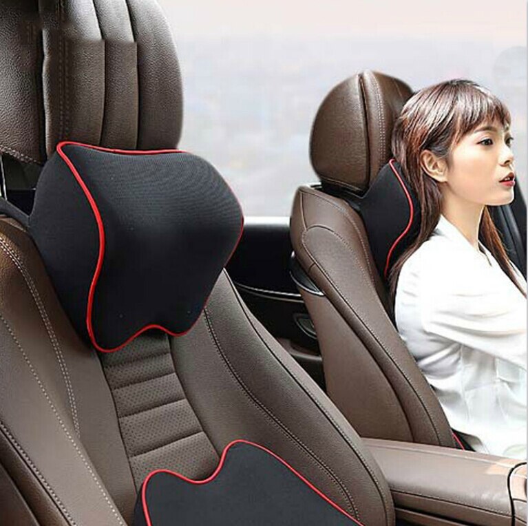 Car Neck Headrest Pillow Cushion Auto Seat Head Support Protector Automobiles Seat Rest Memory Cotton Under The Neck In The Car