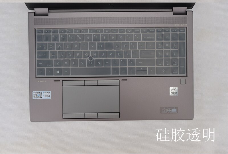 Ultra-thin Silicone Laptop Keyboard Cover Skin Protector For HP Zbook Fury 15 G7 fury 17 G7 G8 15.6 17.3 inch Mobile Station