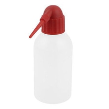 Rode Top Cap Clear Wit Plastic Laboratorium Meten Knijpfles 250 ml