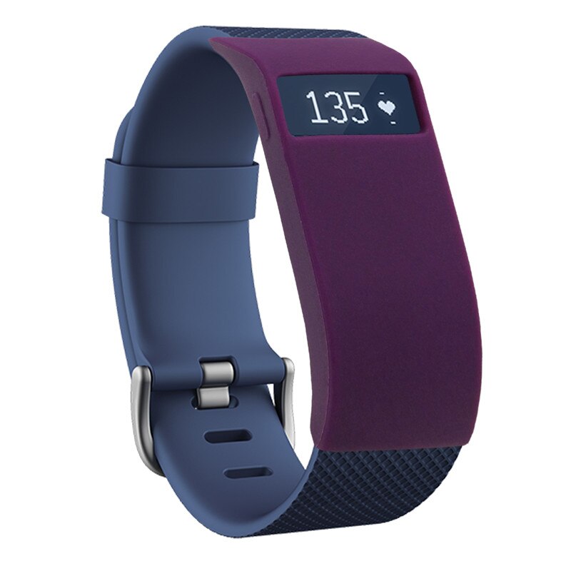 Funda de silicona suave y delgada para Fitbit Charge HR, funda protectora de para pulsera: D