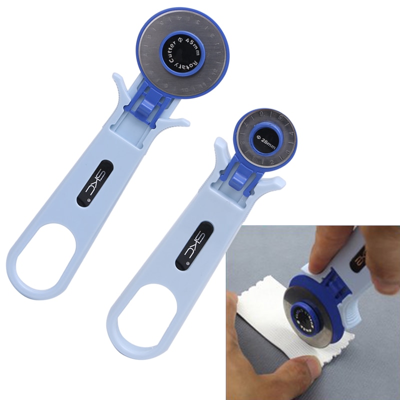 28mm 45mm Rotary Cutter Sewing Quilting Leather Fabric Craft Cutting Tool DIY