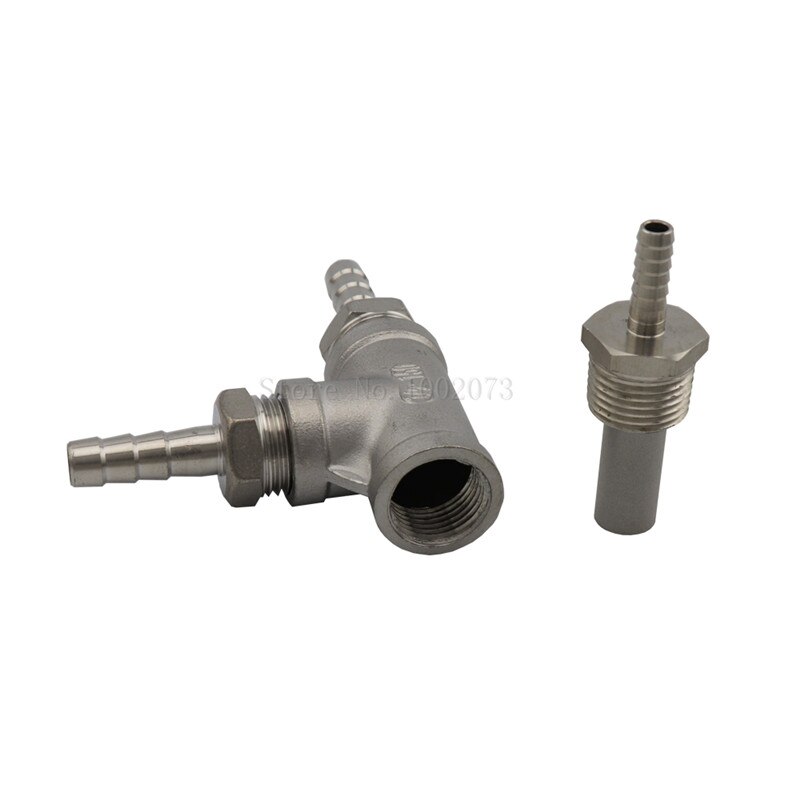 Birra in acciaio inossidabile in linea aerazione/ossigenazione diffusione pietra 2 micron - 1/2 &quot;MPT per Homebrew