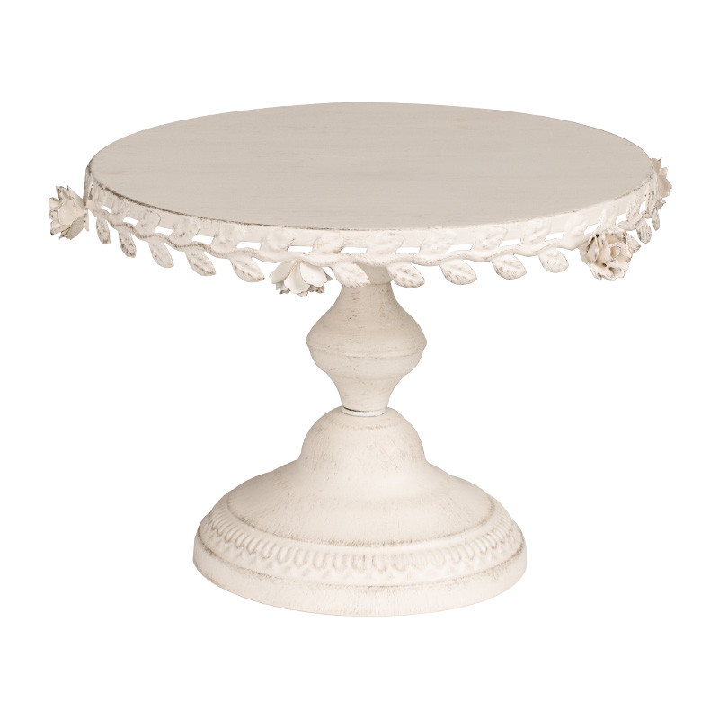 European white dessert table decoration / display stand set / wedding cake set table / wooden snack tray