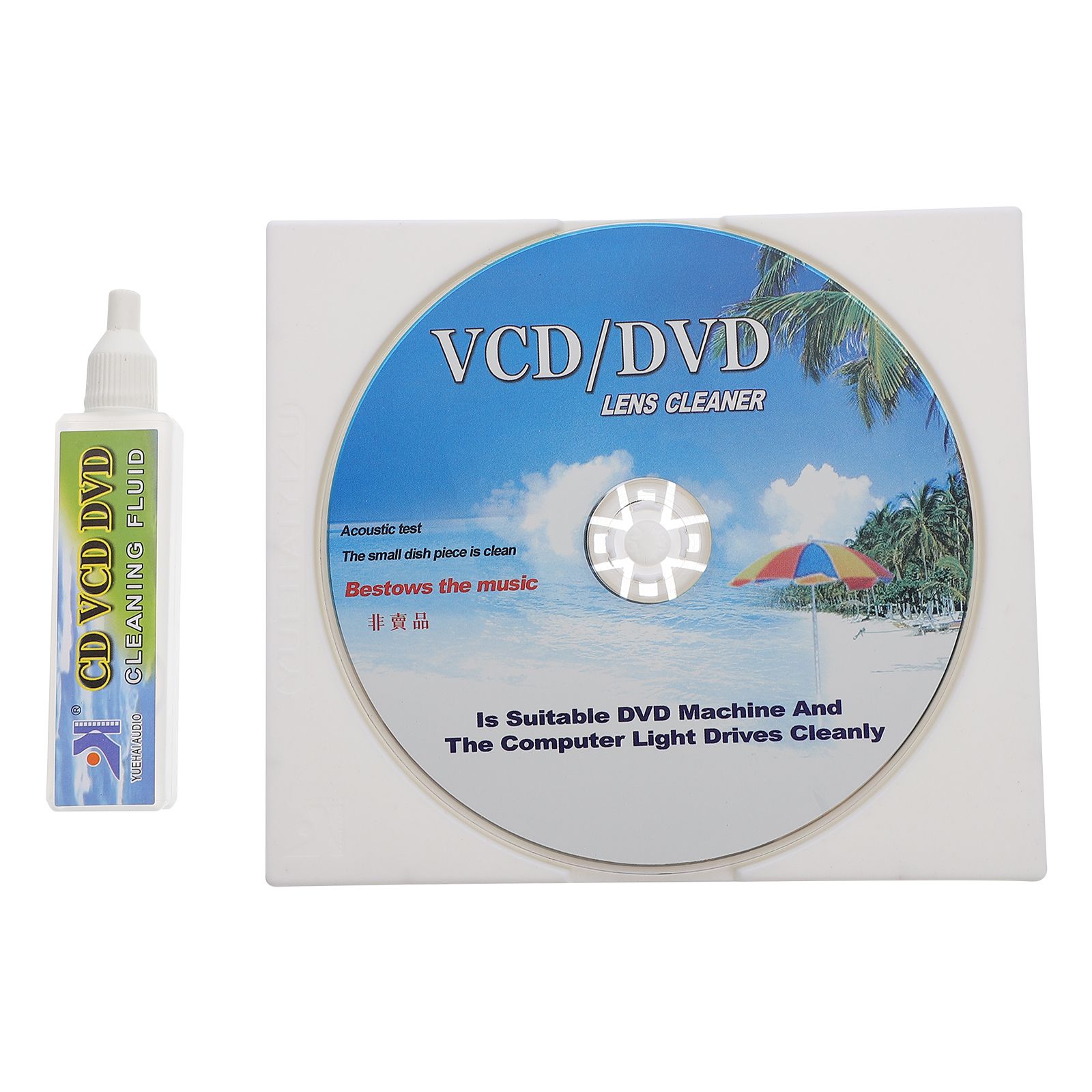 1 set CD Player Cleaning Kit Disc Set DVD Cleaner Detergent Remove Dust Dirt Extend Life Improve Sound Cleaning Supplies
