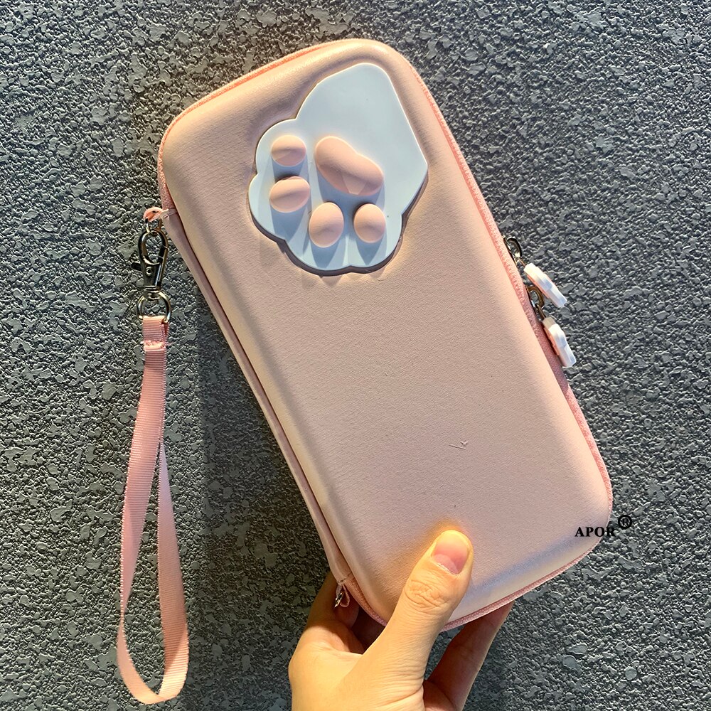 Robuste reisetasche für nintendo switch/lite-zubehör, schützende hartschalen-tragetasche für die switch mini-konsole