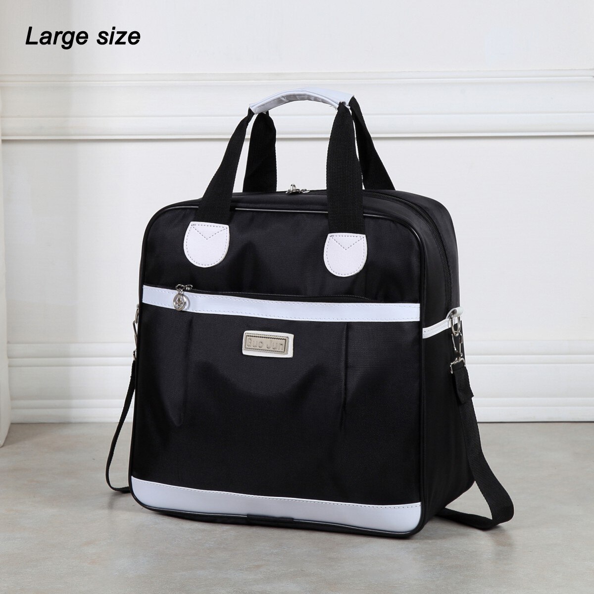 Big Travel Bag For Women Large Capacity Men Hand Luggage Travel Duffle Bags Waterproof Women Gym Oxford Duffle Bag: black large
