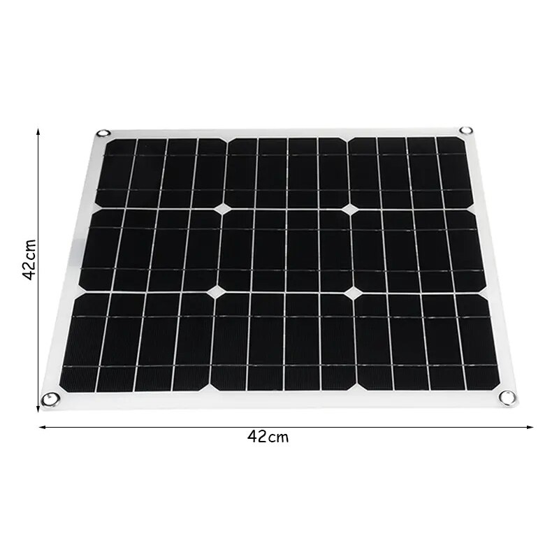 JFBL 25W Solar Power Panels Outdoor Monocrystalline 12V Semi-Flexible Solar Panels To Generate Photovoltaic Modules