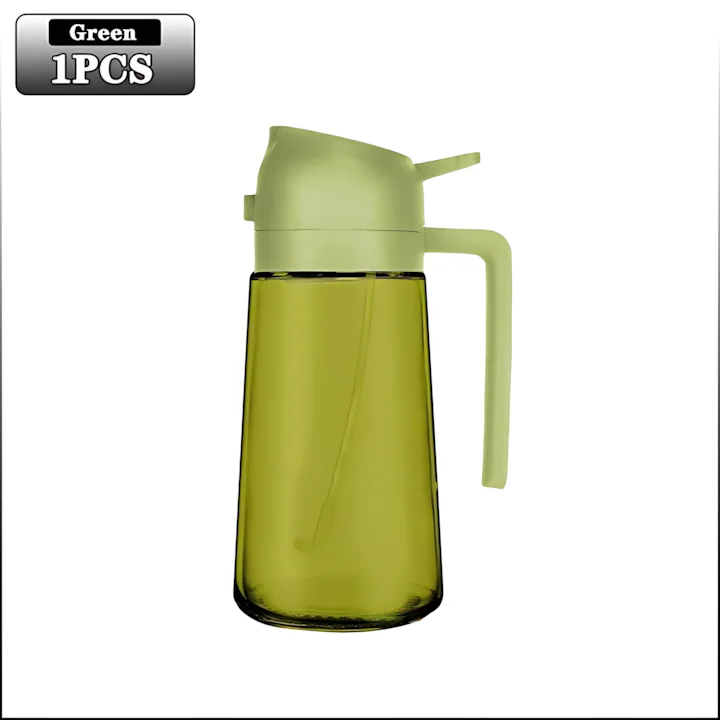 Pulverizador de aceite de vidrio oscuro 2 en 1, dispensador de aceite de oliva, pulverizador de aceite negro a prueba de luz para cocinar ensaladas y barbacoas, herramientas para barbacoa: ciruela