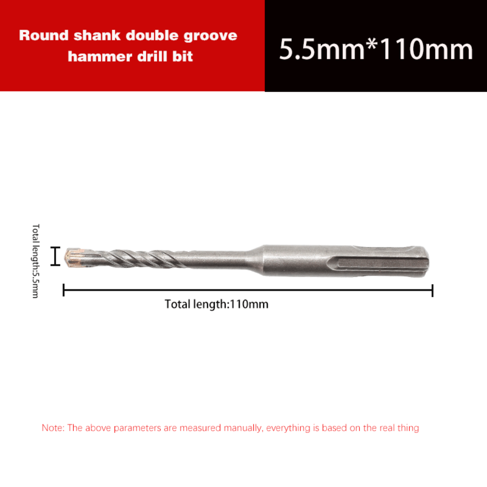 1 Uds puntas cruzadas hormigón SDS Plus broca 4 cortadores vástago redondo taladros de impacto 4/5/5,5/6/8/10/12mm broca de martillo eléctrico: Naranja