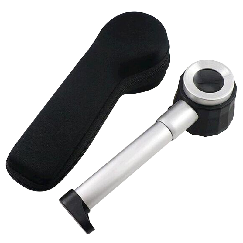 10x Magnifier Dermatoscope Handle Smooth Clear Vision with Measure Scale Bigger Vision Magnifying Glass Bigger Vision