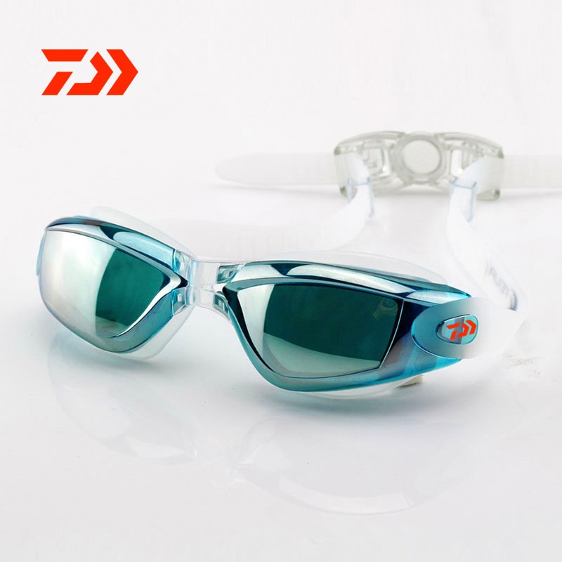 Fishing Glasses UV Waterproof Anti Fog Swimwear Eyewear Swim Diving Water Glasses Gafas Adjustable Swimming Goggles Women Men 65: Photo Color 04