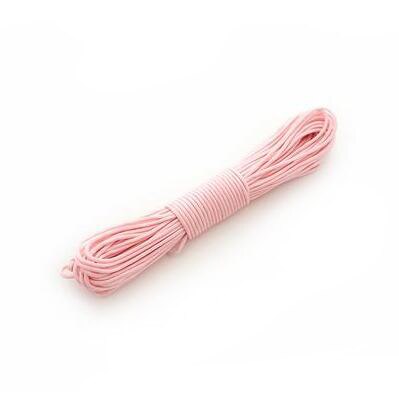 5 kolorów świecące w ciemności Luminous Paracord 550 100FT linka spadochronowa smycz liny 7 nici rdzenie Survival Camping: Pink / 20meters