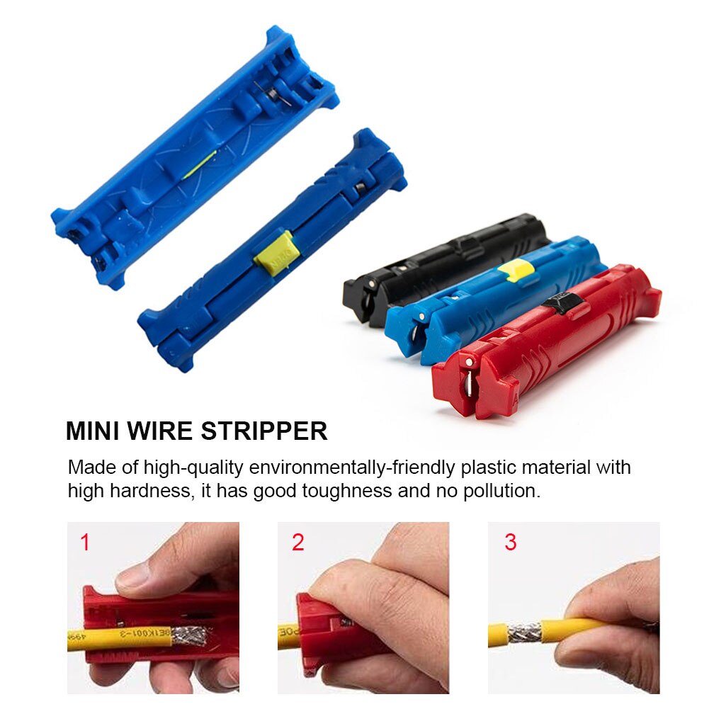 Multifunctionele Elektrische Draad Stripper Pen Draad Kabel Pen Cutter Roterende Pen Strippen Machine Tangen Tool Kabel Puller