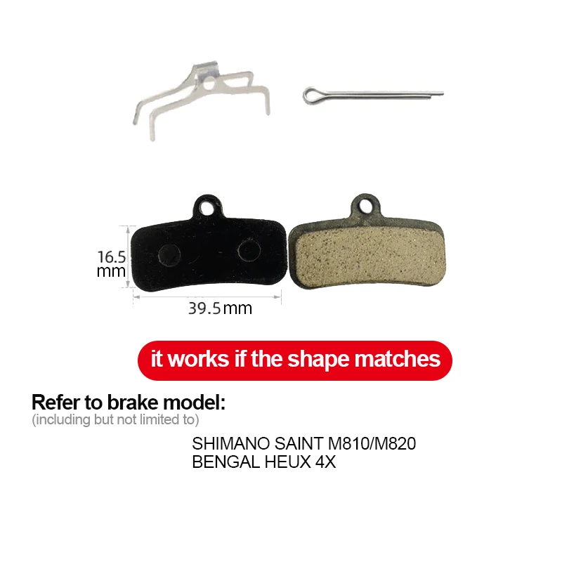 Fahrrad-Scheibenbremsbeläge für SHIMANO XTR, XT, ZEE, Heilige, M8120, M8020, M7120, M6120, M820, M810, M640, MT520, MT420 1/2/4 Paar