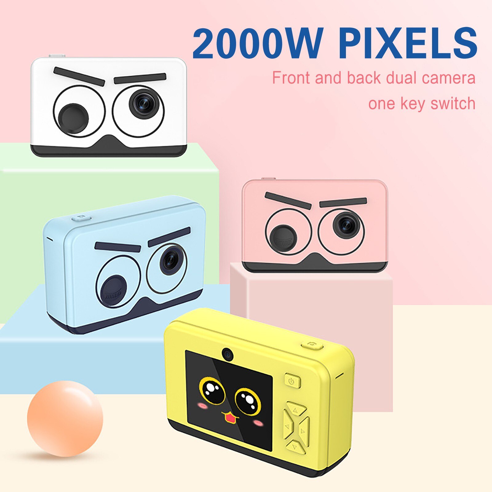Kinderen Digitale Camera Speelgoed 1080P 2.4 Inch Beste Voor Peuters Populaire Kinderen Kind camera