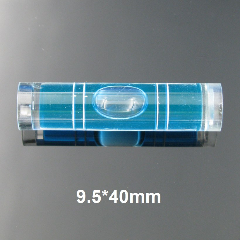 (100 Pieces/Lot) QASE Diameter 9mm Plastic Mini Spirit level Water level Indicator level measurement instrument: YC09540White