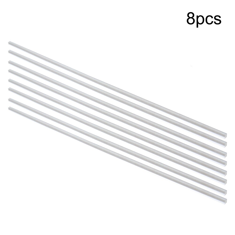 Fielect 1/2/4/8pcs Acrylic Square Rods/Acrylic Bubble Rods Perspex Height 250mm Diameter 15/20mm General Accessories: 250mm 8pcs