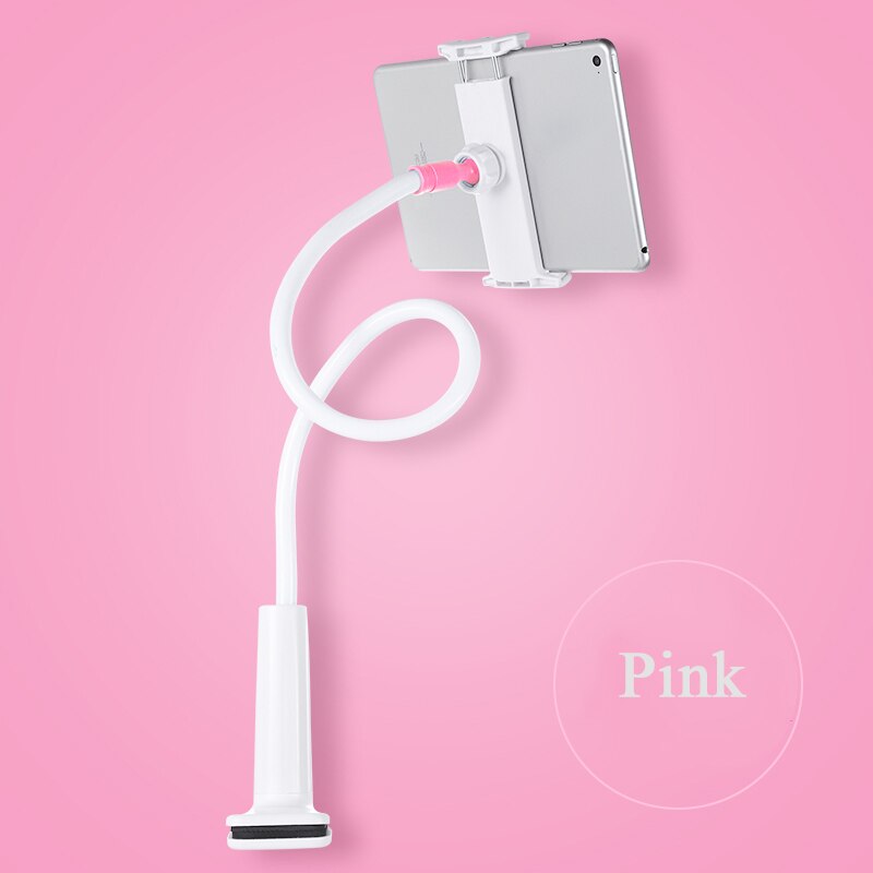 Kisscase Telefoon Lui Holder Vrouwen Mannen Lui Beugel 360 Flexibele Clip Mobiele Mobiele Telefoon Houder Desktop Slaapkamer Sofa Mount Stand: Pink