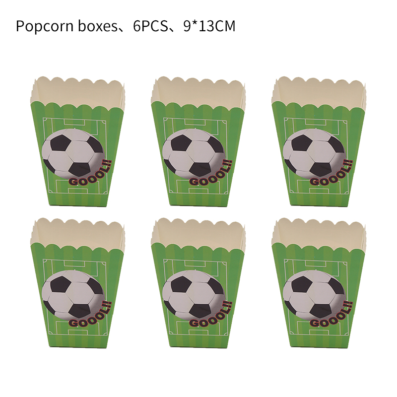 Football Birthday Decorations Children's Soccer Party Decor Supplies Tableware Plates Cups Balloon Tablecloth Backdrop Banner