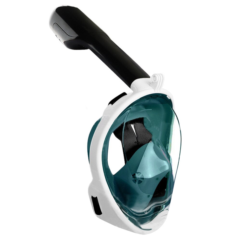 Scuba Diving Mask Full Face Snorkeling Mask Underwater Anti Fog Snorkeling Diving Mask for Swimming Spearfishing Dive: Green / L/XL