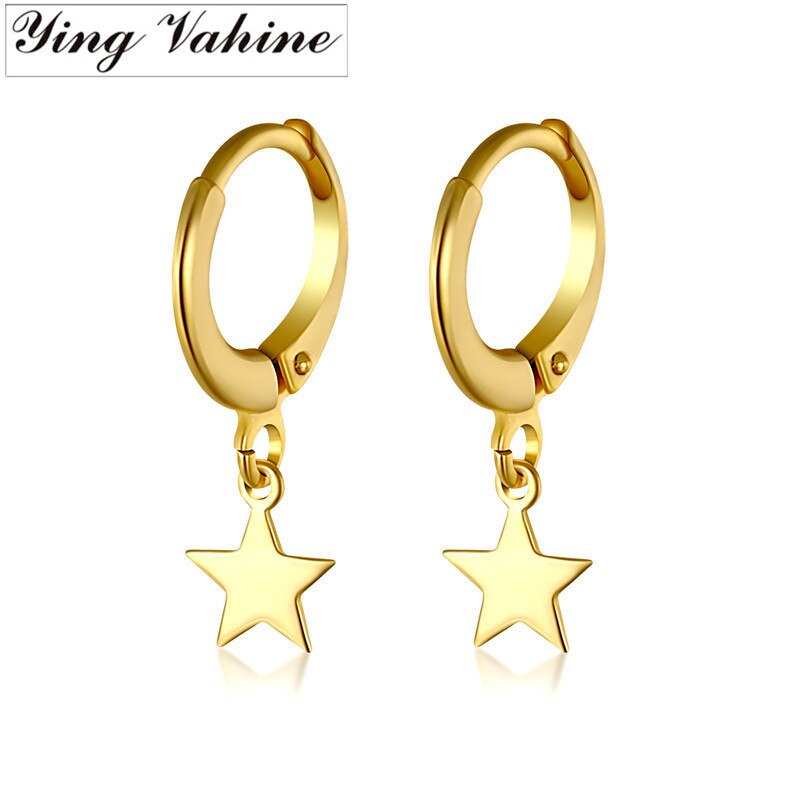 Ying Vahine 100% 925 Sterling Silber Stern Anhänger Zucht Ohrringe für Frauen
