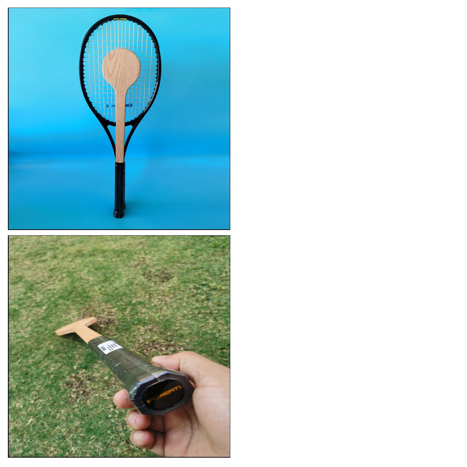 Tennis Pointer Houten Tennis Lepel Racket Voor Tennis Mid Sweet Spot Raken