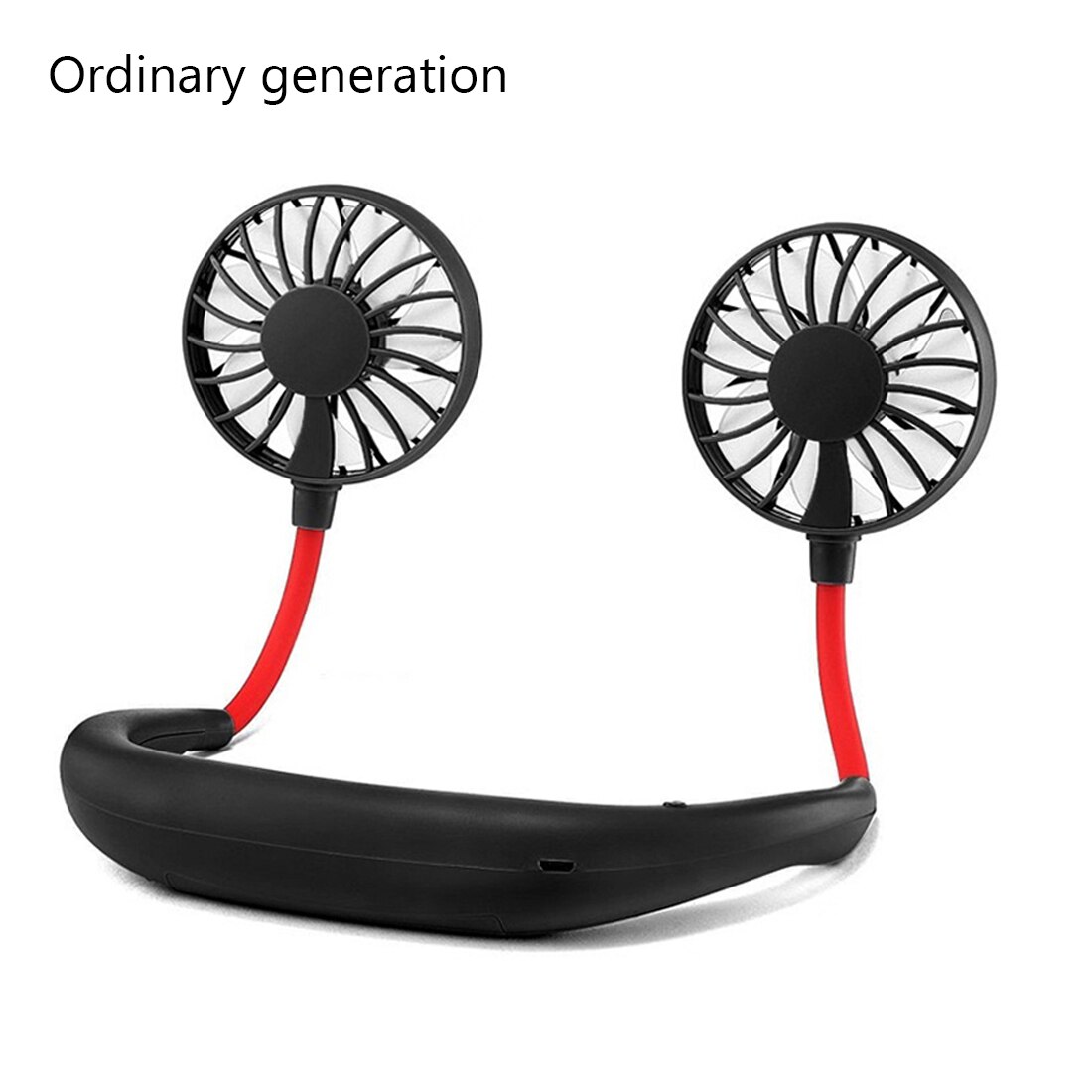 Portable USB Mini Fan Neck Fan Rechargeable Small Portable Sports Fan light Usb Desk Hand Air Conditioner cooler for Traveling ,: 5