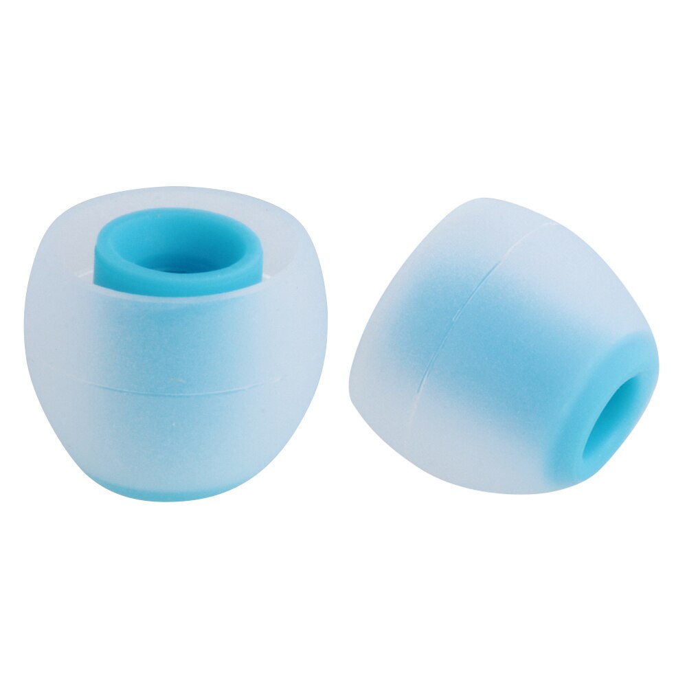 Universal 12pcs/6pairs 3.8mm Durable In-ear Earphone Headphone Earbuds Replacement Silicone Rubber Ear Tips: L / Claret