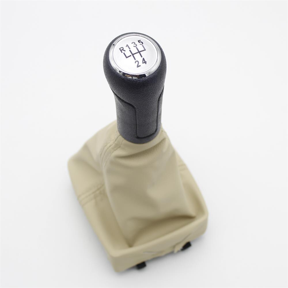 For VW Polo 9N 9N2 2002 2003 2004 2005 2006 2007 Polo Sedan 5 Speed Gear Shift Knob Gaitor Leather Boot