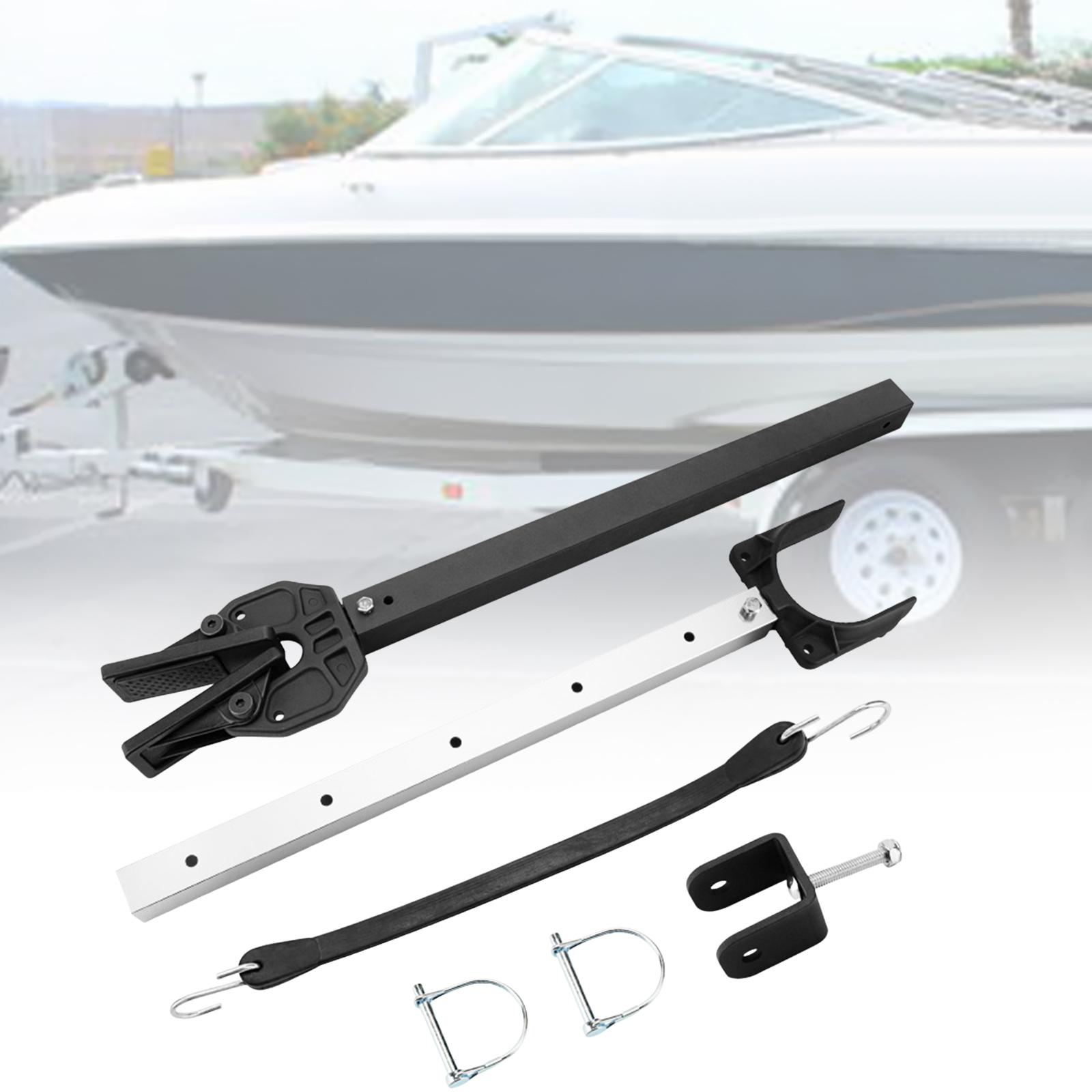 Boat Adjustable Transom Saver, Premium 22.99-40.75inch Boat Motor Support Composite Head Holds Marine Engine Practical Holder