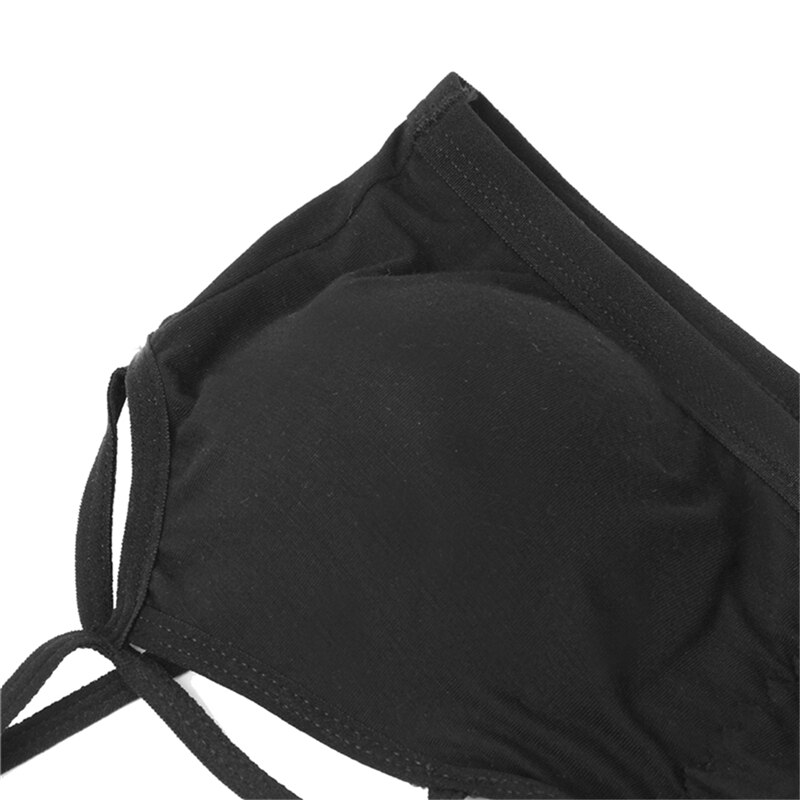 Women Summer Bra Cut Out Underwear Crop Top Lassock Pubertas Girls Strappy Halter Top