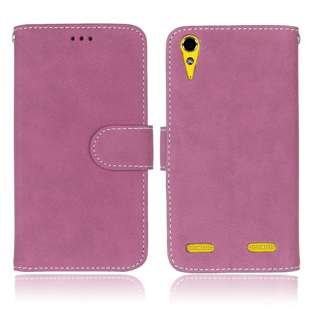 Flip Case for Lenovo A6010 Plus & A6000 & for Lenovo Lemon K3 K30-T Cover Skin 5" K 3 A 6000 6010 Case for Lenovo Phone Case: Rose