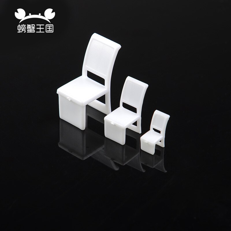 9Pcs/set 1:50 1:75 1:100 Furniture Toys Dining Chair Table Furniture Set For Doll house Dollhouse Kitchen Food Miniature