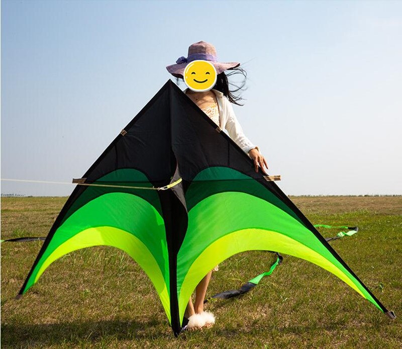 Grote Delta Vliegers Staarten Met Handvat Outdoor Speelgoed Voor Kinderen Vliegers Nylon Ripstop Albatros Kite Fabriek