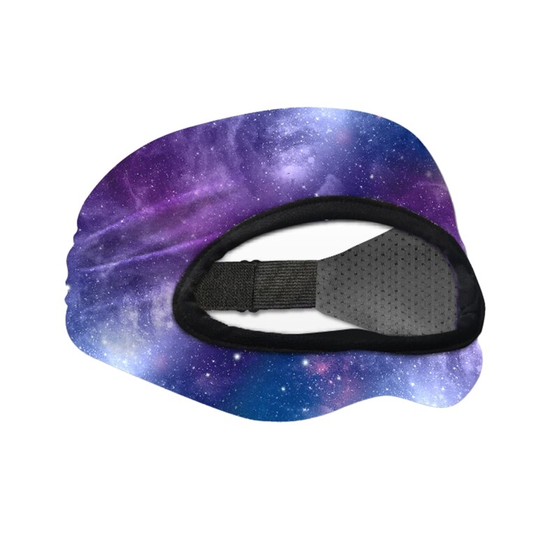 Atmungsaktive vr-augenmaske mit elastischem bezug, kompatibel mit oculus quest 2 / , quest 2 und htc vive headset, waschbar, für vr-workouts: D