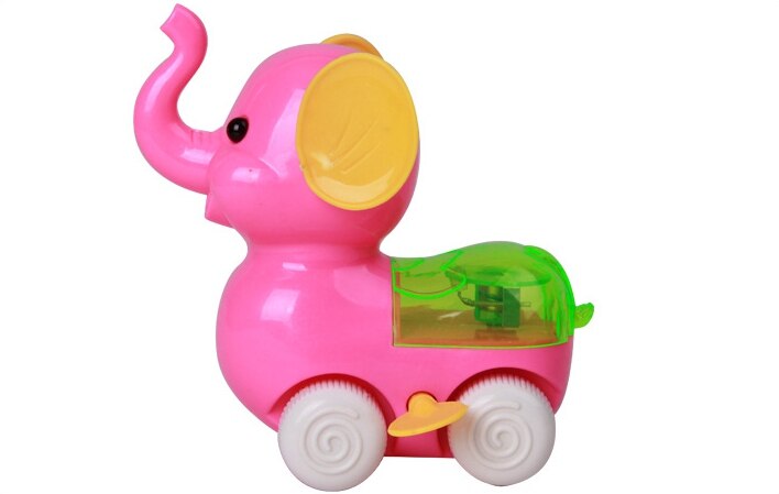 Smarta leksaker dra tillbaka våren elefant nostalgisk pedagogiska leksaker kedja bebis barn låter plast blinkande leksak pojkar favorit