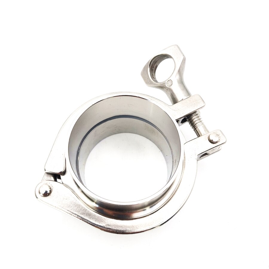 2'' 51mm Flange Pipe Weld Ferrule with Tri Clamp Gasket Stainless Steel Connector