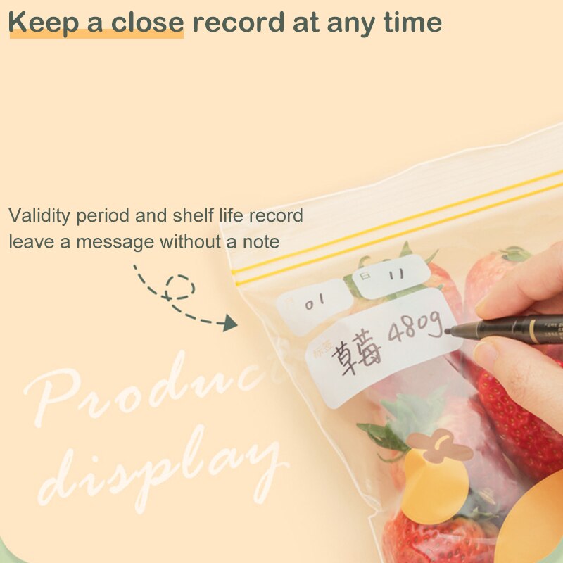 Multipurpose Food Storage Bag Transparent Refrigerator Freezer Sealed Bag Clear Durable Leakproof Food Bag Home Kitchen Supplies