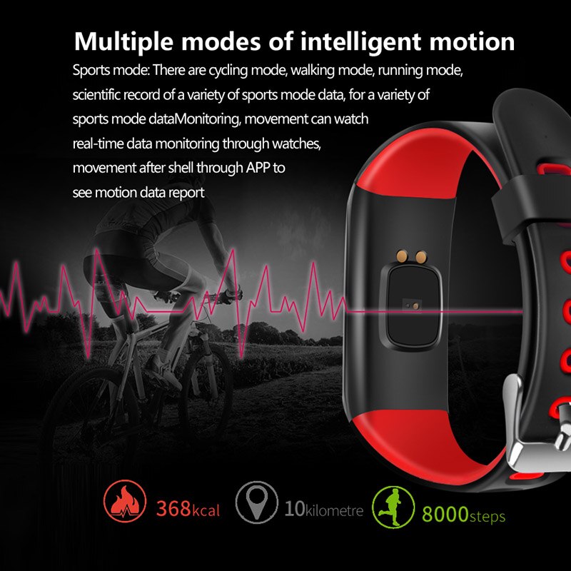 Smartwatch SHELI IP67 Wodoodporny - Ciśnienie Krwi, Tętno, Krokomierz Sportowa Opaska