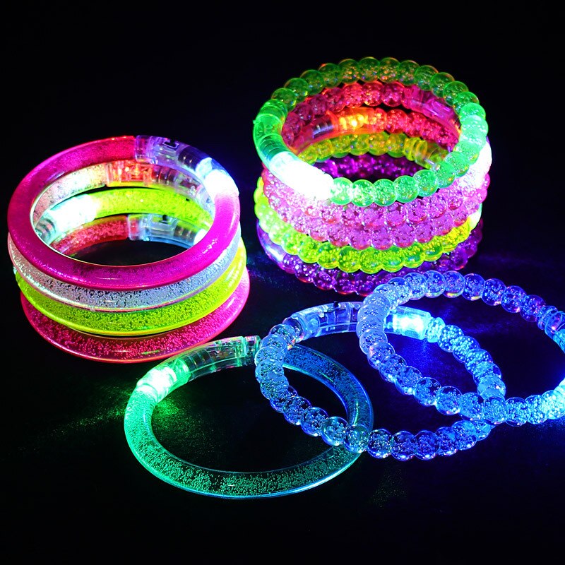 1pcs Party Fluorescence Light Glow Sticks Acrylic Bracelets Necklaces Neon for Wedding Party Glow Sticks Colorful Glow Stick