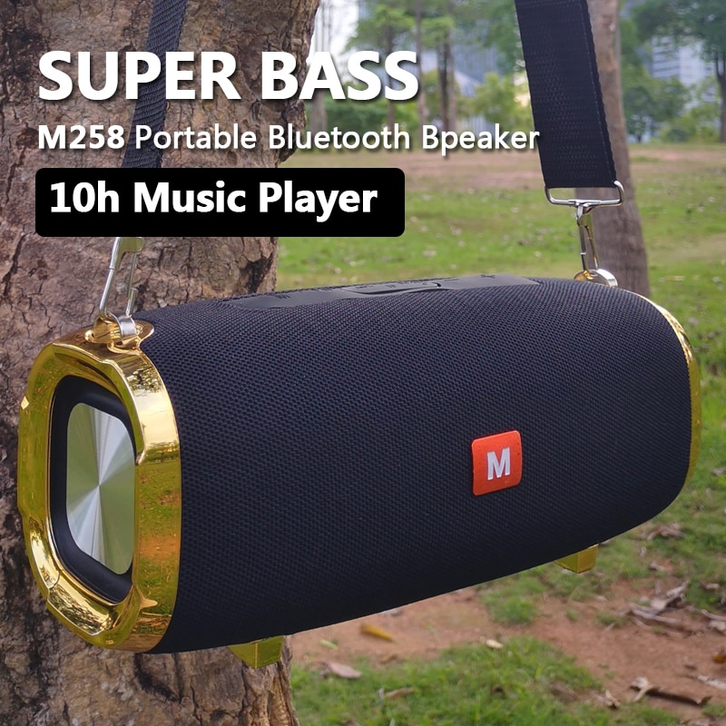 50Whigh Power Portable Bluetooth Speaker Kolom Music Center Waterdichte Outdoor Wireless Speaker Super Bass Ondersteuning Tfcard Radio